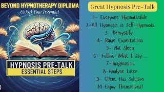 Hypnosis Pre-Talk Explained (10 Essential Steps)