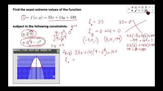 MAT211 Wednesday 1/30 Extreme Value