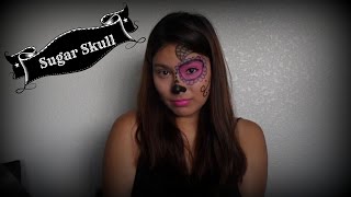 Sugar Skull Makeup Tutorial | Easy & Girly 2014