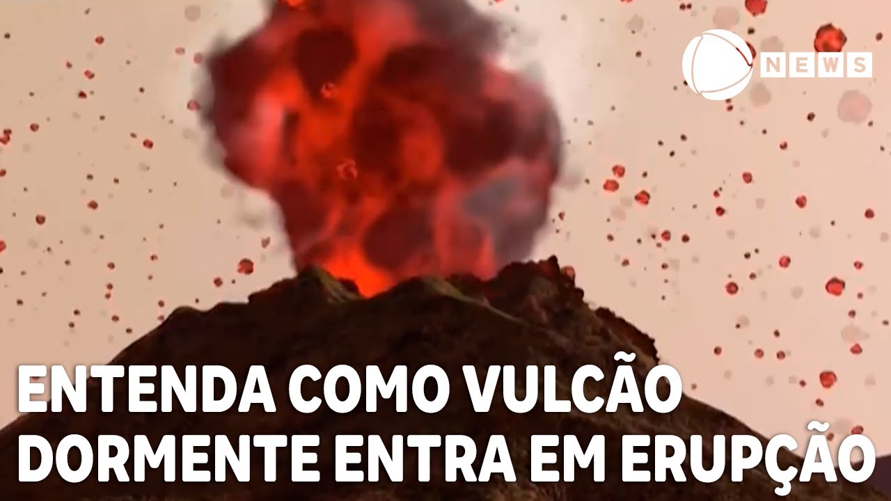 Entenda como um vulcão dormente pode entrar em erupção