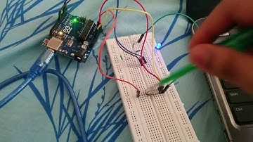 Controlling LED Brightness with Potentiometer and Servo Library of Arduino
