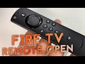 How to open the battery compartment on the Amazon Fire TV Stick 4K Remote