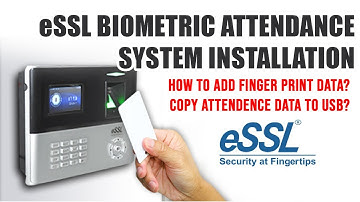 How to add fingerprints to ESSL K90 Pro Biometric Machine | Loxyo Tech