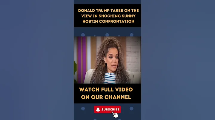 Donald Trump TAKES ON The View in Shocking Sunny Hostin Confrontation PART 5
