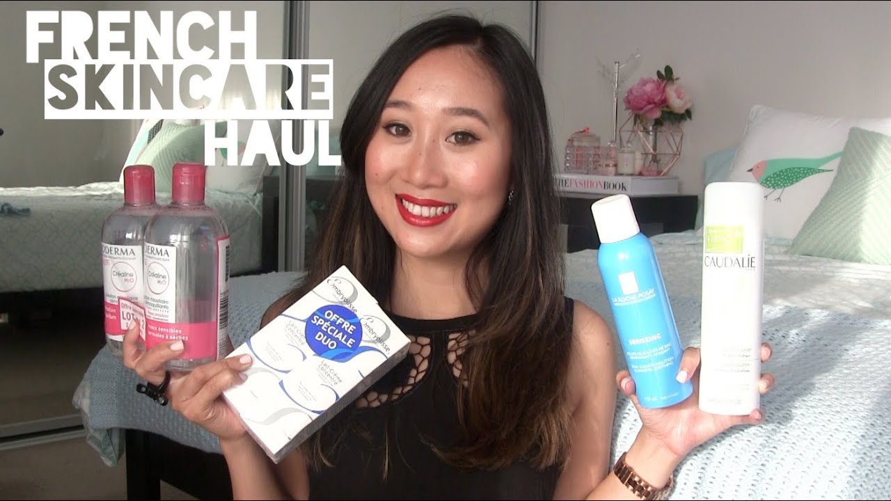 French Skincare Haul Bioderma, La Roche Posay, Caudalie, Embryolisse