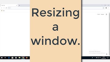 How to resize a program window