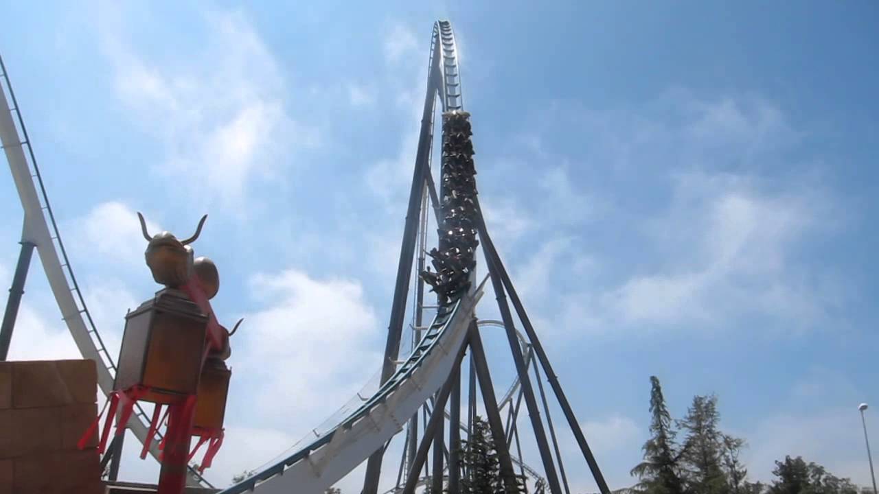 Barcelona PortAventura Park Shambhala Roller Coaster YouTube