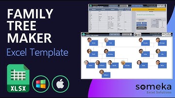 Family Tree Maker | Excel Family Tree Template with Photos | Family Chart