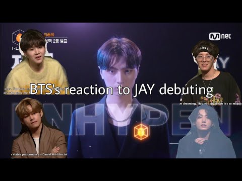 [English subtitle] BTS's reaction to ENHYPEN's JAY debuting!