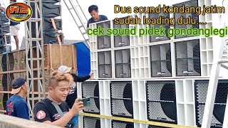 Blizard Dan Brewog Loading Cek Sound Di Lapangan Pidek Gondanglegi