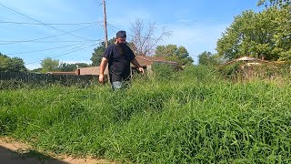 NEIGHBORS left with NIGHTMARE after RENTER DESTROYS house SO I CUT it FOR FREE!!! UGLY YARD CLEANUP