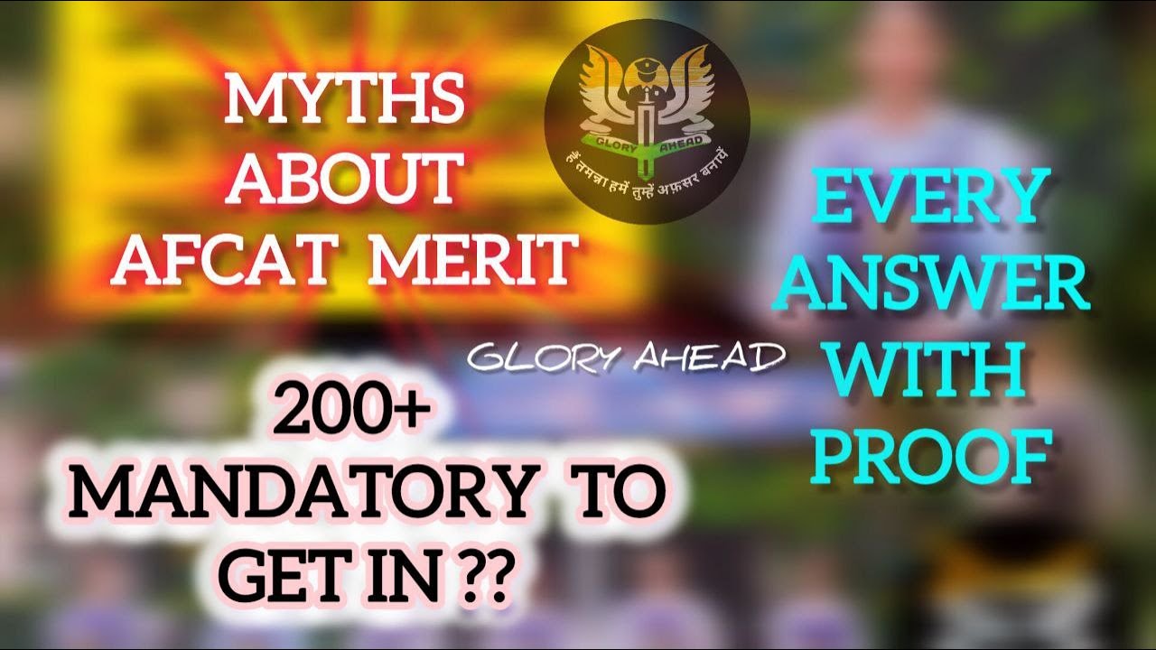 SAFE SCORE TO GET MERIT IN |  200+ MANDATORY IN AFCAT FOR MERIT IN ? | EVERY ANSWER WITH PROOF |