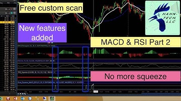 Thinkorswim Scan MACD RSI Part Two