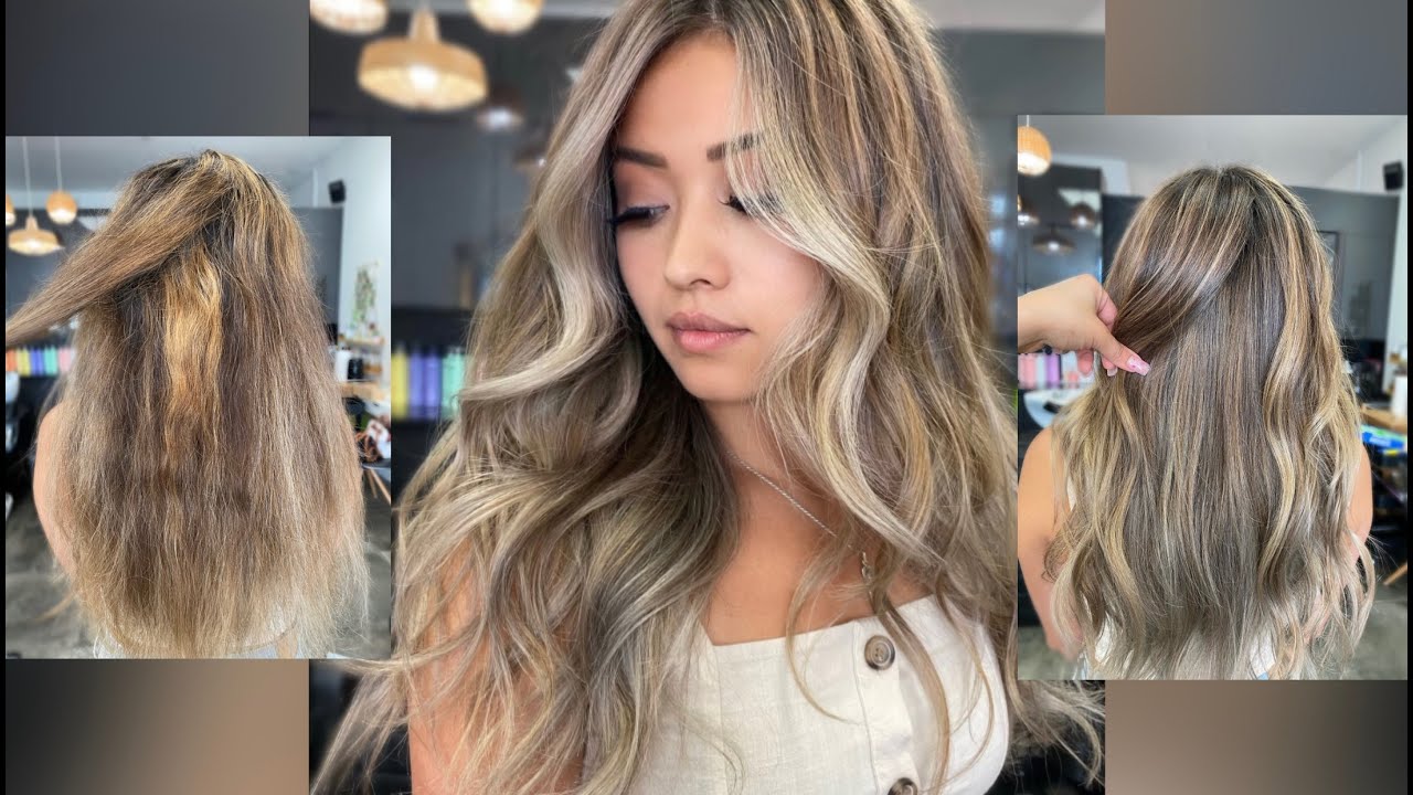 Deep Rooted Bronde Color Melt from Shannon