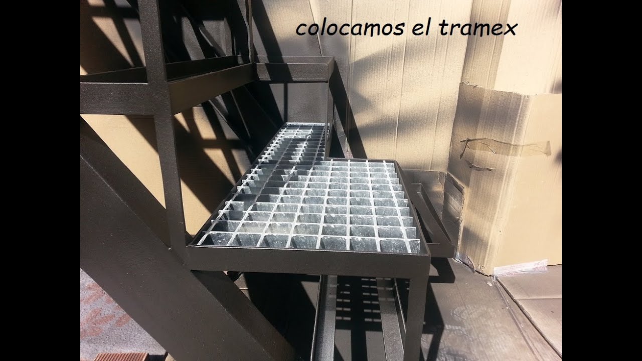 Como hacer una escalera de hierro para espacio reducido youtube