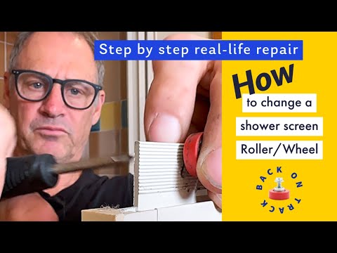 How to Change a Shower Screen Roller/Wheel - Step By Step Real Life Repair