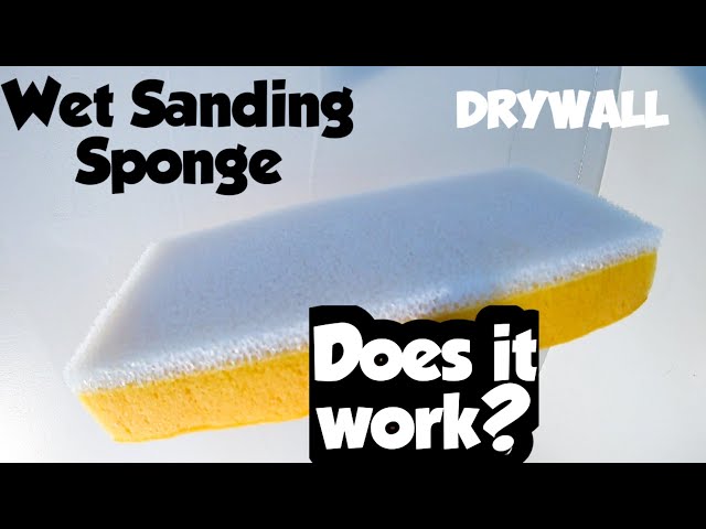 drywall sanding with a sponge｜TikTok Search