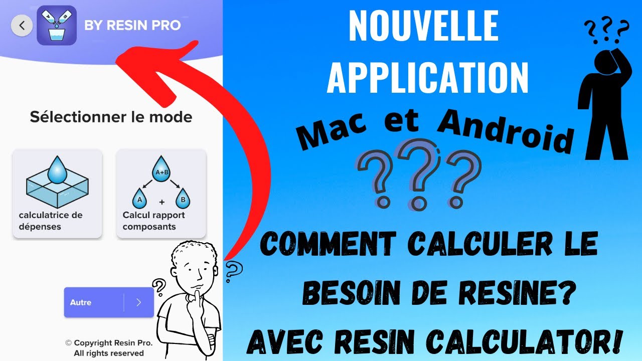 Comment calculer le besoin de résine avec RESIN CALCULATOR BY