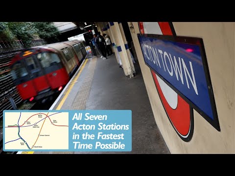 All Seven Acton Stations in Fastest time Possible