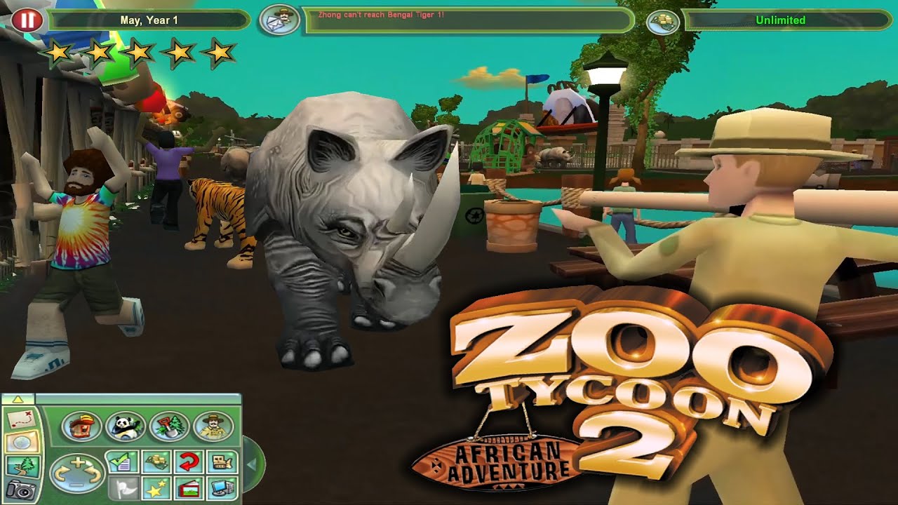 Zoo Tycoon 2 with African Adventure (Gameplay) 