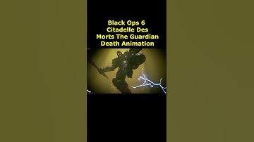 The Guardian Death Animation Cutscene Citadelle Des Morts Black Ops 6 Zombies DLC! BO6 Zombies Death