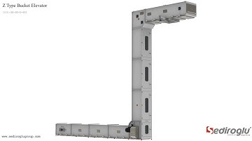 Z Type Bucket Elevator – Reliable Vertical & Horizontal Material Handling | Sediroglu Group