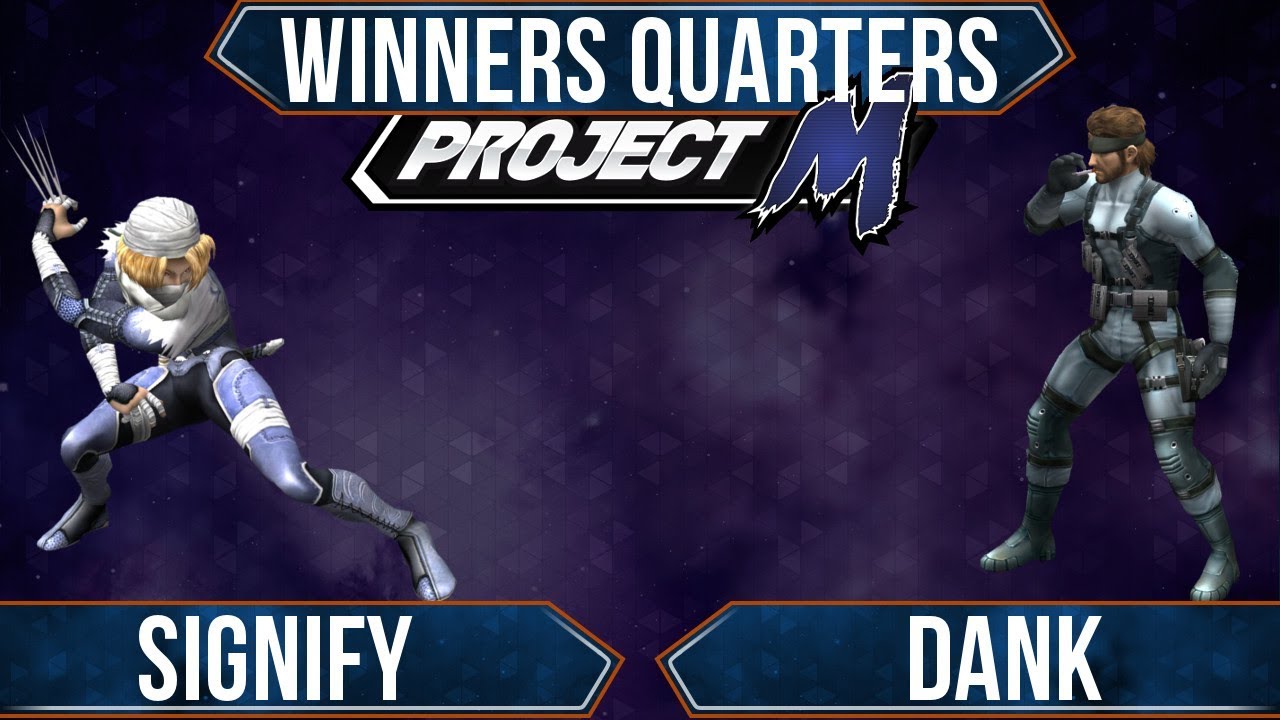 ADS1 - Signify (Sheik) vs Dank (Snake) - Project M Winners Quarters