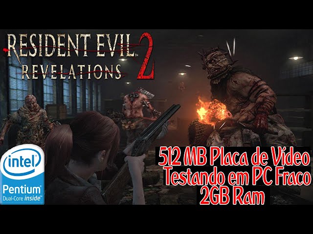 Resident Evil 5 - Testando em PC Fraco: 2Gb de Ram/Pentium Dual Core/ATI  Mobility Radeon 4300 