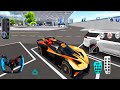 New Orange Bugatti Bolide Car Parking in Bus Terminal - 3D Driving Class - Android Gameplay #Cargame
