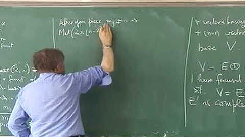 Miles Reid (Univ. of Warwick/Sogang Univ.) / Basic Algebraic Geometry 8