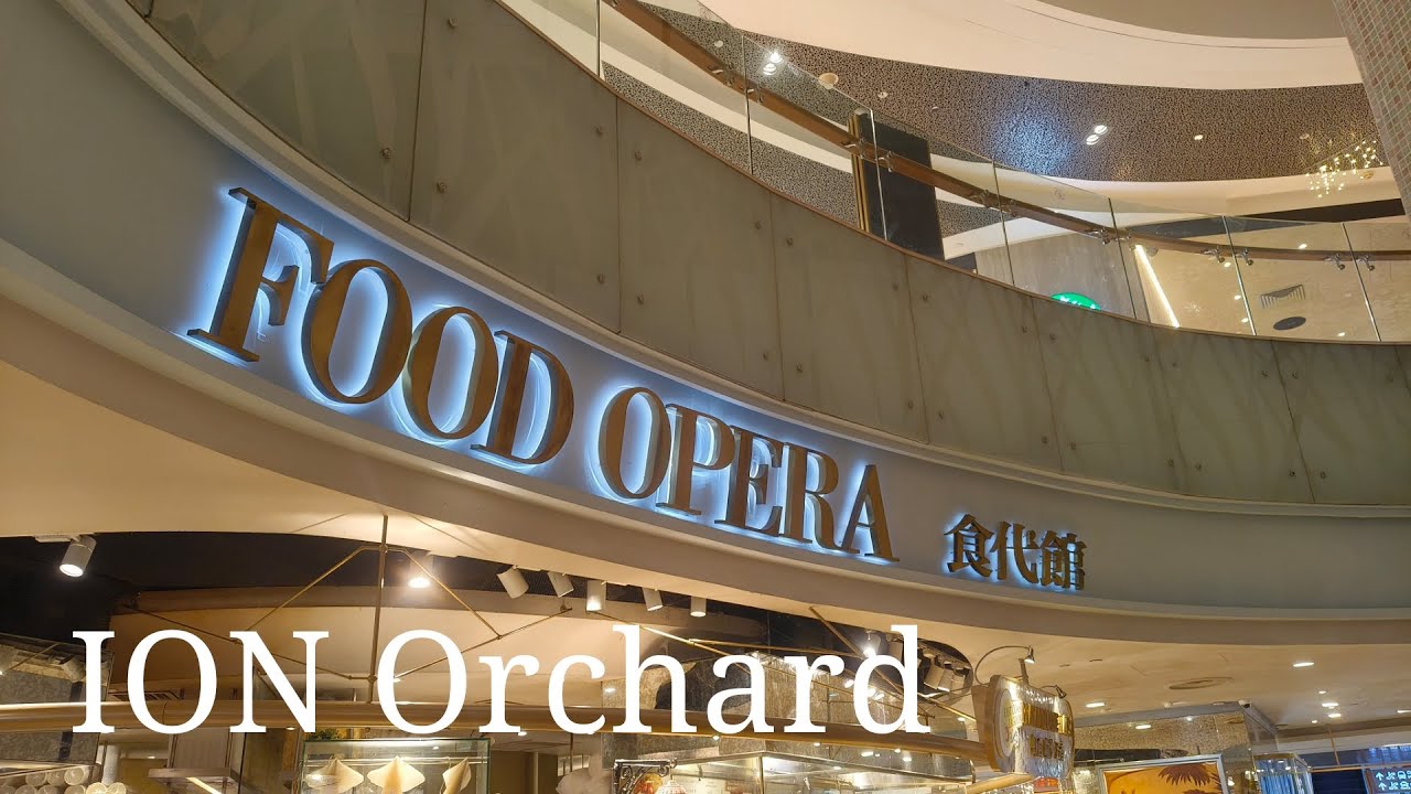 Singapore Food. Episode 246. Food Opera at ION Orchard. Walking Tour of the Stalls.
