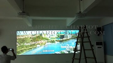 2 Screens Edge Blending system