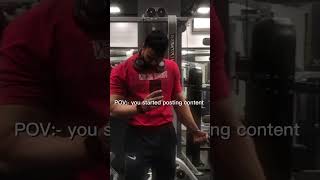 Work in silence 🔥 #gymmotivation #gym #fitness #reels #post #motivation