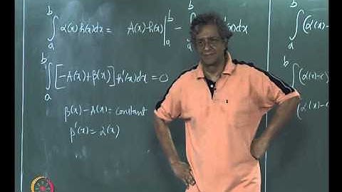 Mod-01 Lec-36 Calculus of Variations - Three Lemmas and a Theorem