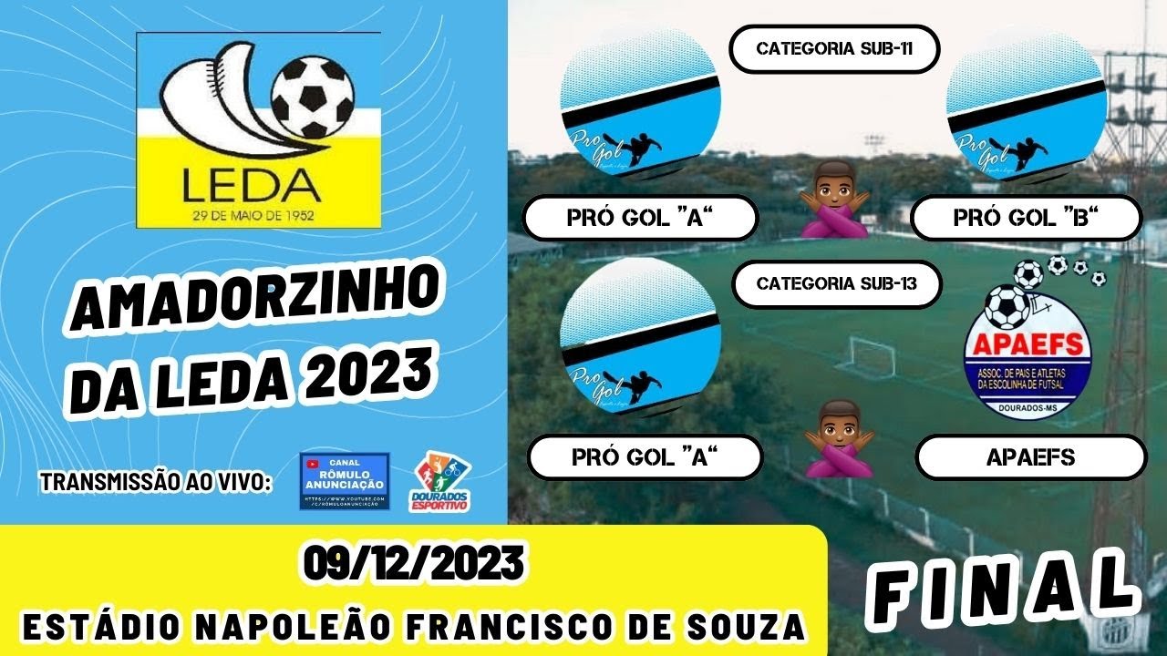  626 Amadorzinho da LEDA 2023   FINAL Sub 11 e Sub 13