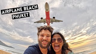 Airplane Beach Shockingly Low Landings At Mai Khao Beach In Phuket Thailand