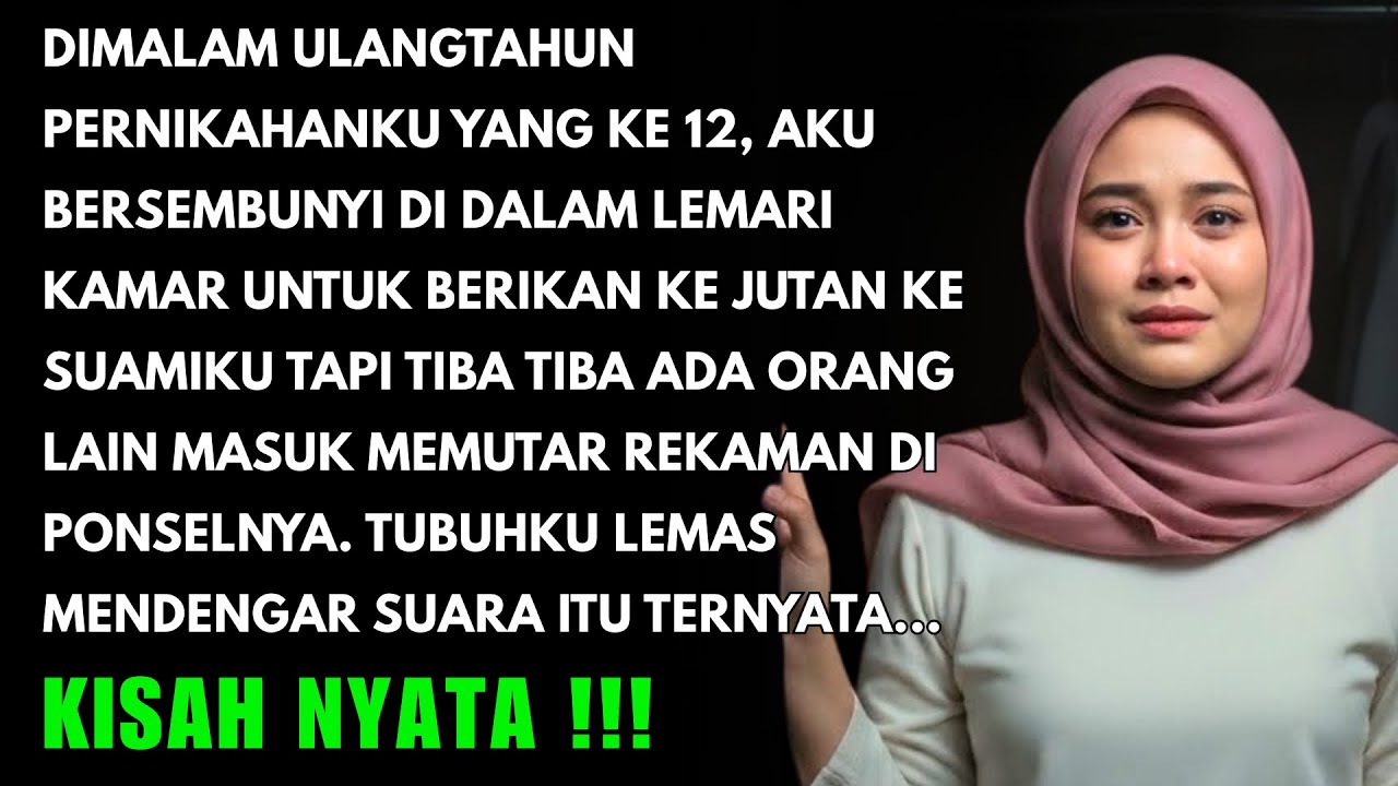 AKU SEMBUNYI DI LEMARI UNTUK BERI KEJUTAN SUAMI - TAPI APA YANG KUDENGAR MEMBUATKU SYOK TERNYATA..