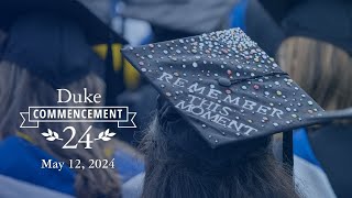 Duke Commencement Ceremony 2024