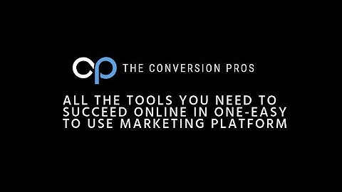 The Conversion Pros | 3 Reasons Why YOU Should Be Using It. Must Watch!!