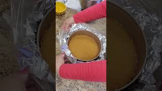Cheesecake Hack: The Easiest Way to Prep a Springform Pan! #howto