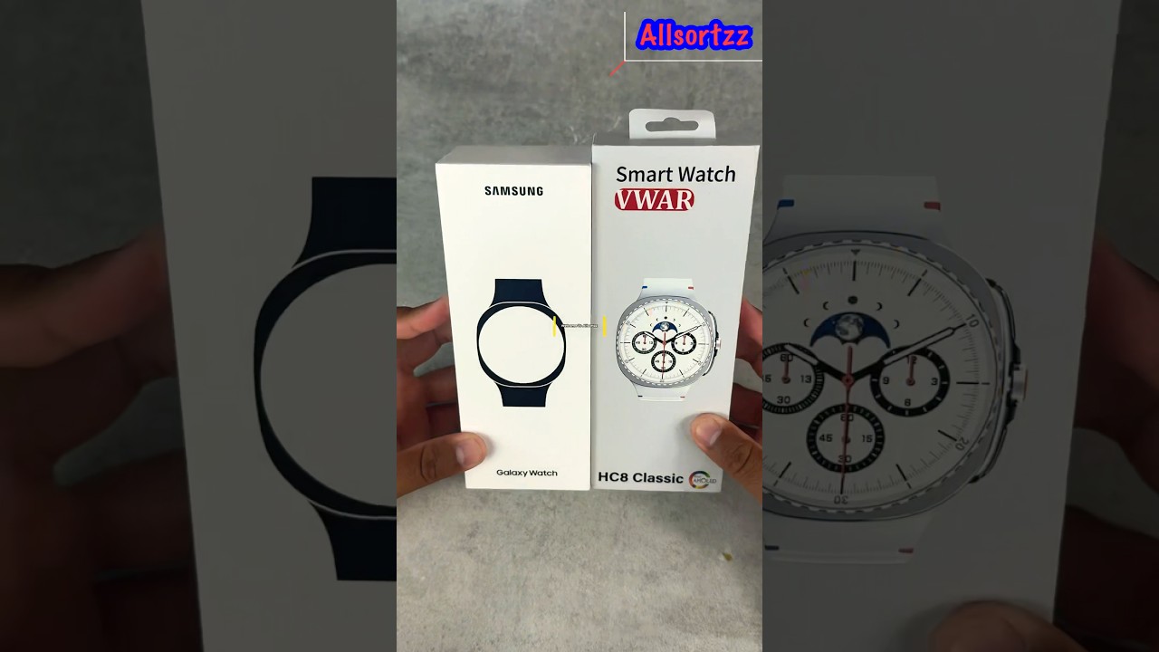 Real VS Fake: Samsung Galaxy Watch8 Classic VS HC8 Classic: Unboxing Shorts. 