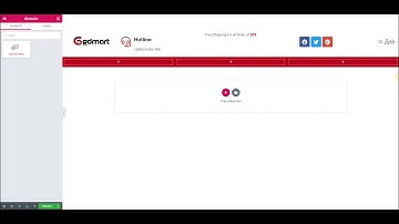 How to create Header by Elementor of Gdmart Theme