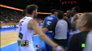 Arbitrando Baloncesto Eurobasket 2011 España - Francia