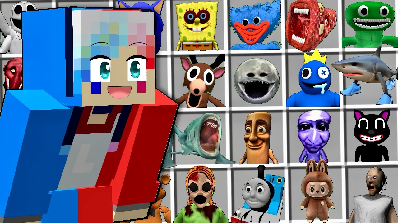 有名モブを全て集めて動物園を作るマインクラフト🌟【マイクラ】ぽっぴんず