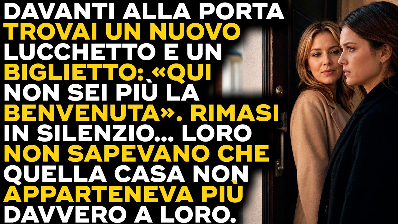 La sera del compleanno di Remo, mia madre e il suo compagno mi hanno fatto sedere in cucina con il tono di chi sta per annunciare un trasloco. "Ci serve la tua stanza. Hai un mese." La mattina...