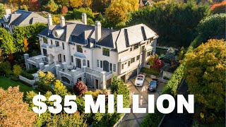 A look inside a castle in Shaughnessy, Vancouver West// $35,000,000 // SOLD!