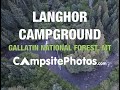 Langhor Campground - Gallatin National Forest, MT