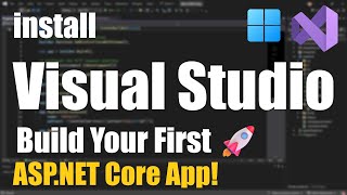 Install Visual Studio + Create First ASP.NET Core MVC App | Hello/Greet Page | tanzTalks.tech