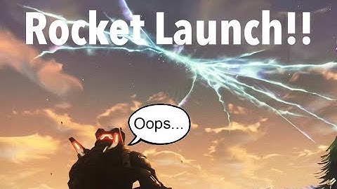 Fortnite: Rocket Launch - Rip in spacetime continuum