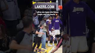Proud dad moment 💯 (via @LakersAllDayEveryday/TT)